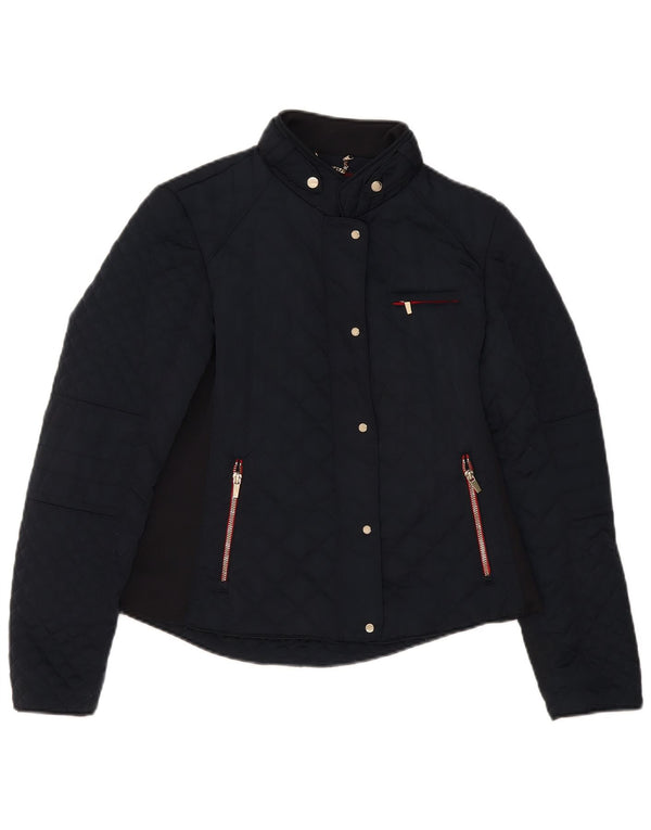 Zara Damen Steppjacke UK 14 Large Marineblau