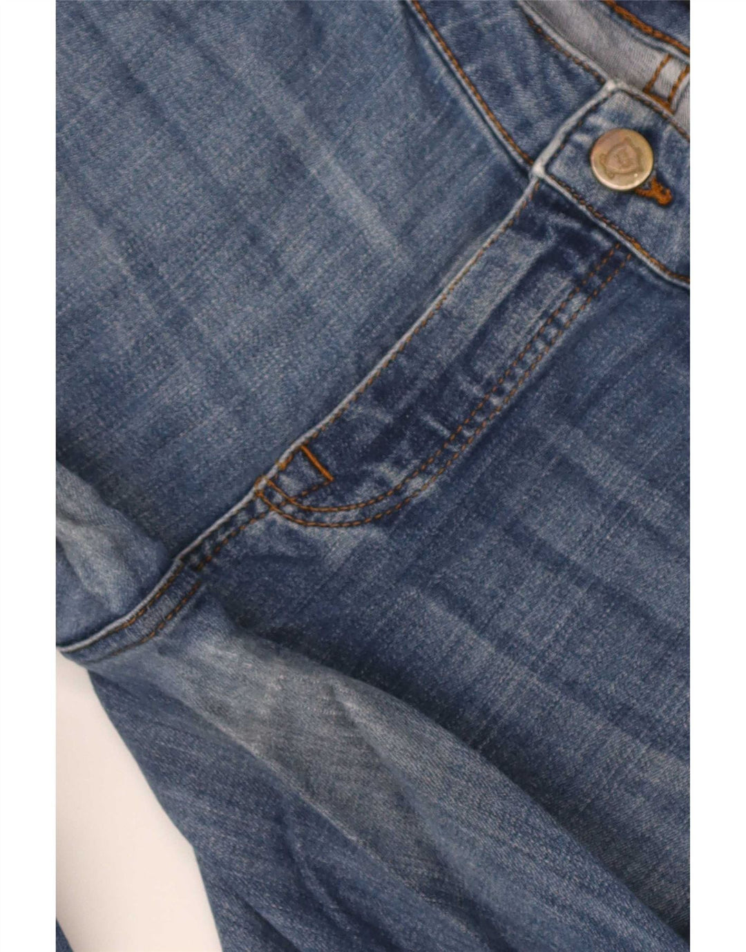 Massimo Dutti Damen Straight Jeans EU 42 Large W32 L29 Blau