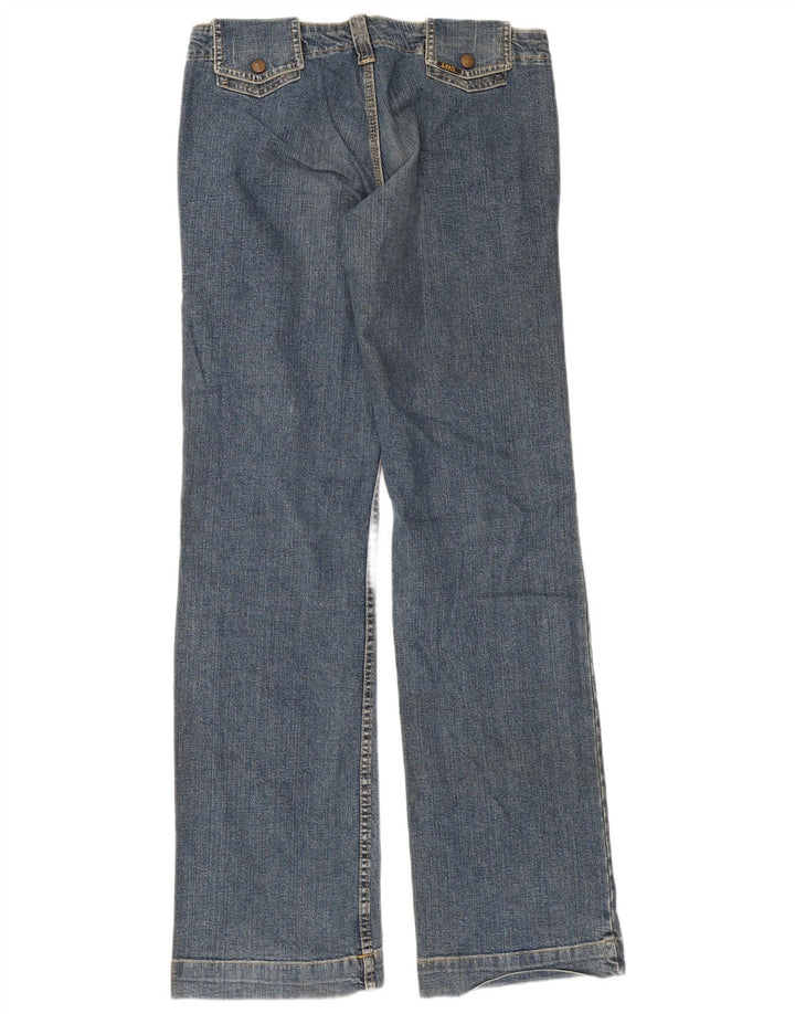 Lee Damen-Jeans mit weitem Bein, W28, L30, blaue Baumwolle