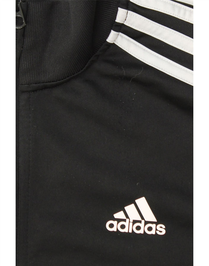 Adidas Damen Trainingsanzug Top Jacke UK 6 XS Schwarz
