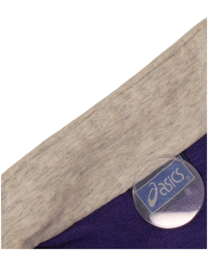 ASICS Herren-Trainingsanzug mit grafischem Oberteil, XL, Grau, Farbblock