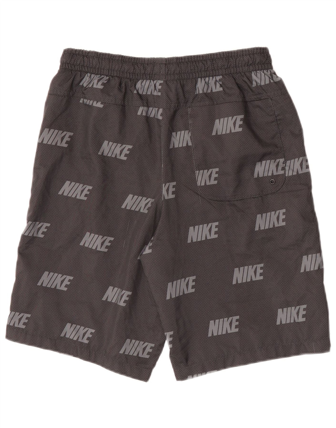 NIKE Grafik-Sportshorts für Jungen, 13–14 Jahre, XL, grau geflecktes Polyester