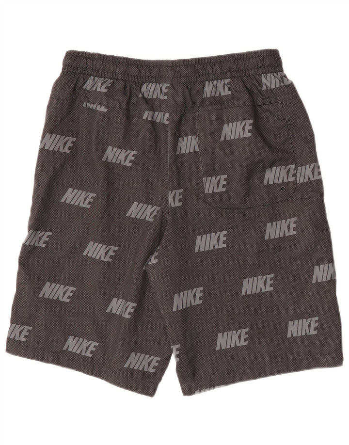 NIKE Grafik-Sportshorts für Jungen, 13–14 Jahre, XL, grau geflecktes Polyester