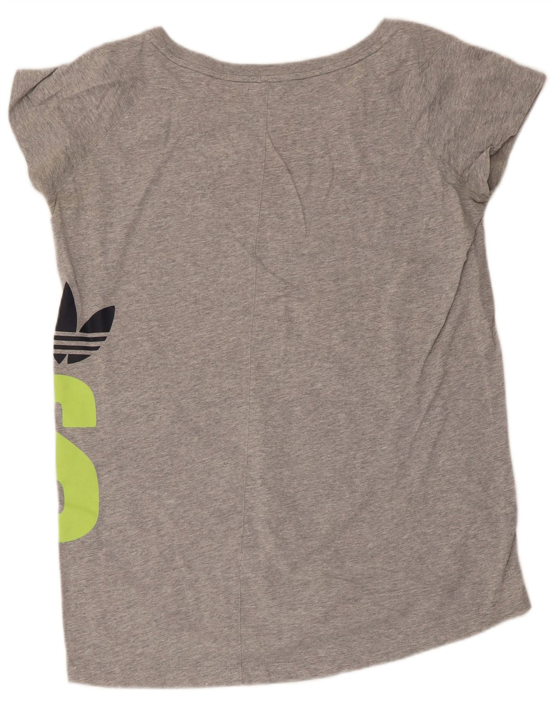 Adidas Damen Graphic T-Shirt Top UK 16 Large Grau