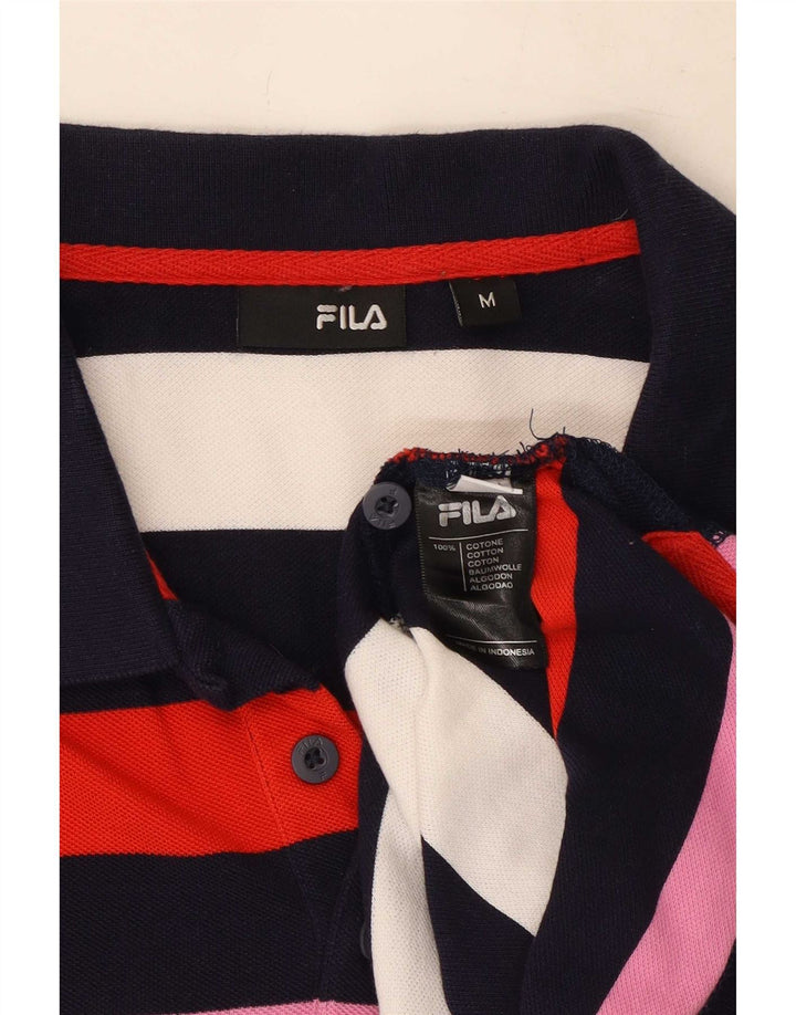 Fila Herren Poloshirt Medium Mehrfarbig gestreift Baumwolle