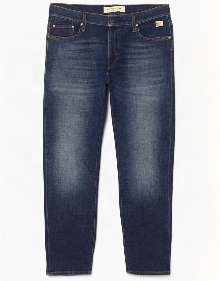 Roy Rogers Herren Slim Jeans W35 L30 Blaue Baumwolle