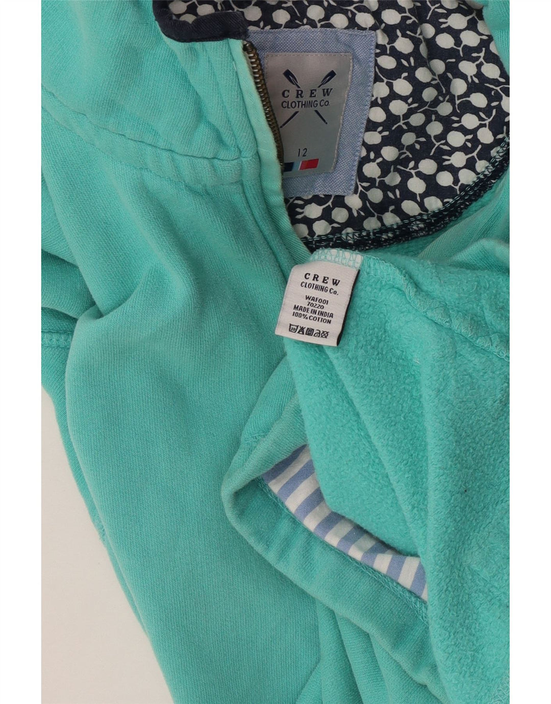 CREW CLOTHING Damen Übergroßer Sweatshirt-Pullover UK 12 Mittelgrün