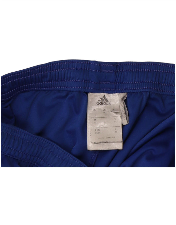 Adidas Herren Climalite Sport Shorts Mittelblaues Colourblock-Polyester