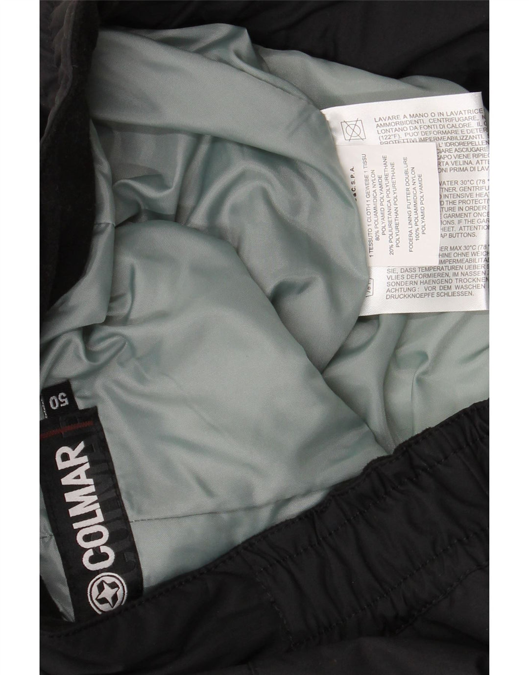 Colmar Herren-Skihose IT 50 Mittelschwarzes Nylon