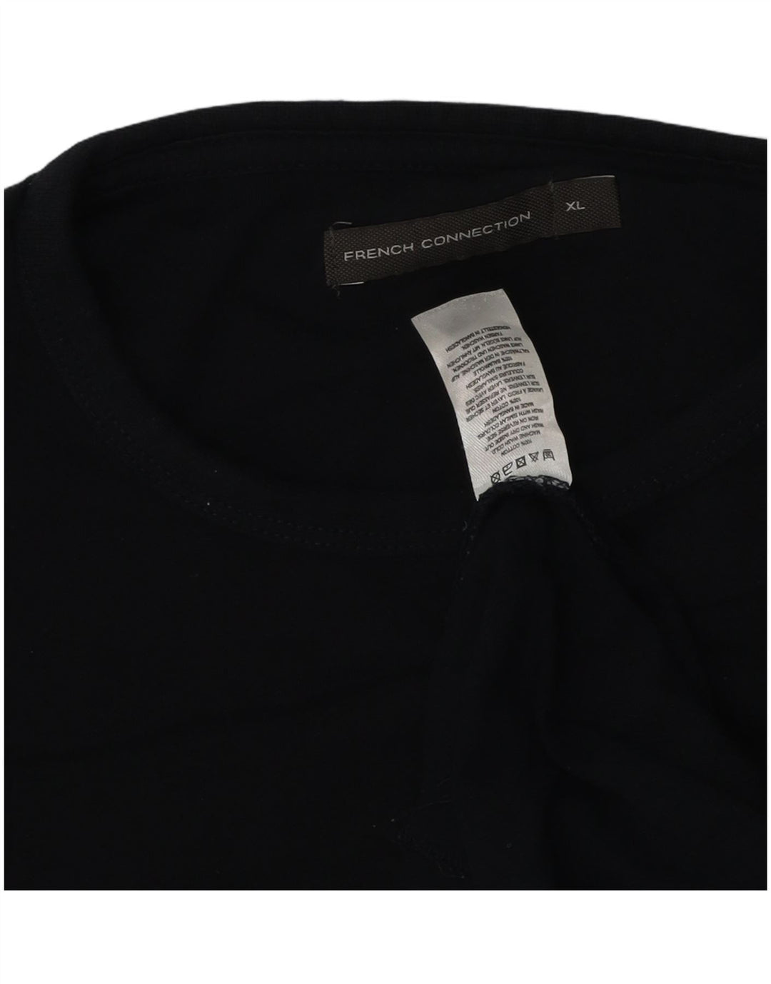 French Connection Herren-Top, langärmelig, XL, Marineblau, Baumwolle