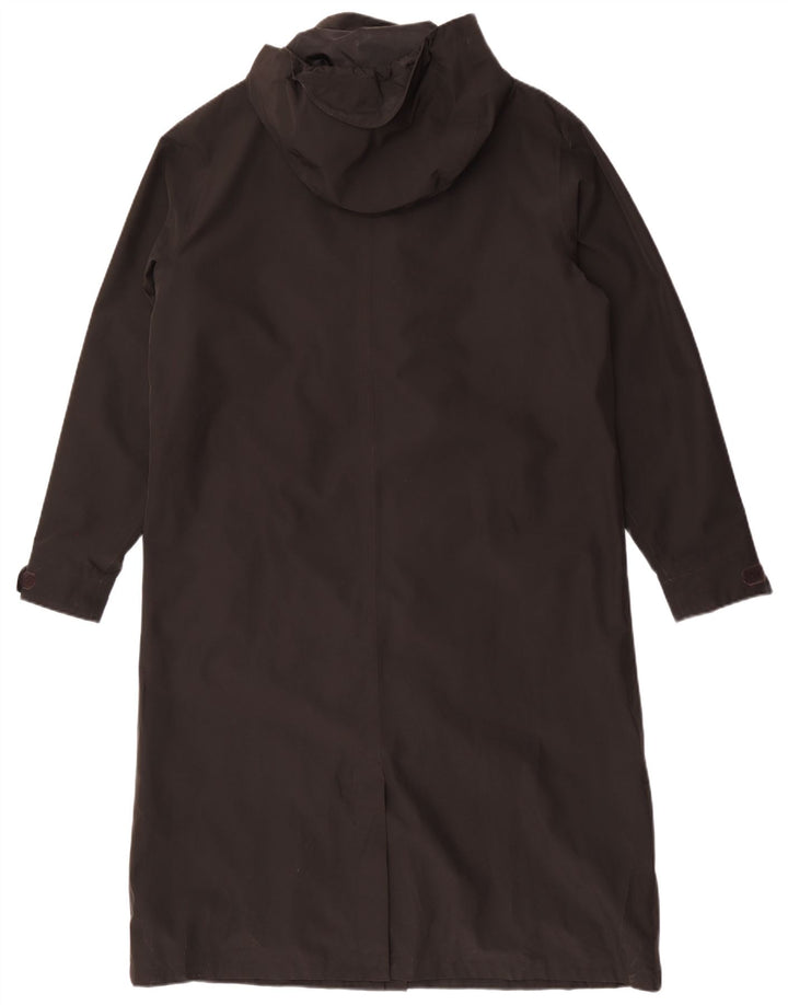 Rohan Womens Longline Raincoat mit Kapuze UK 16 Large Schwarz Polyester