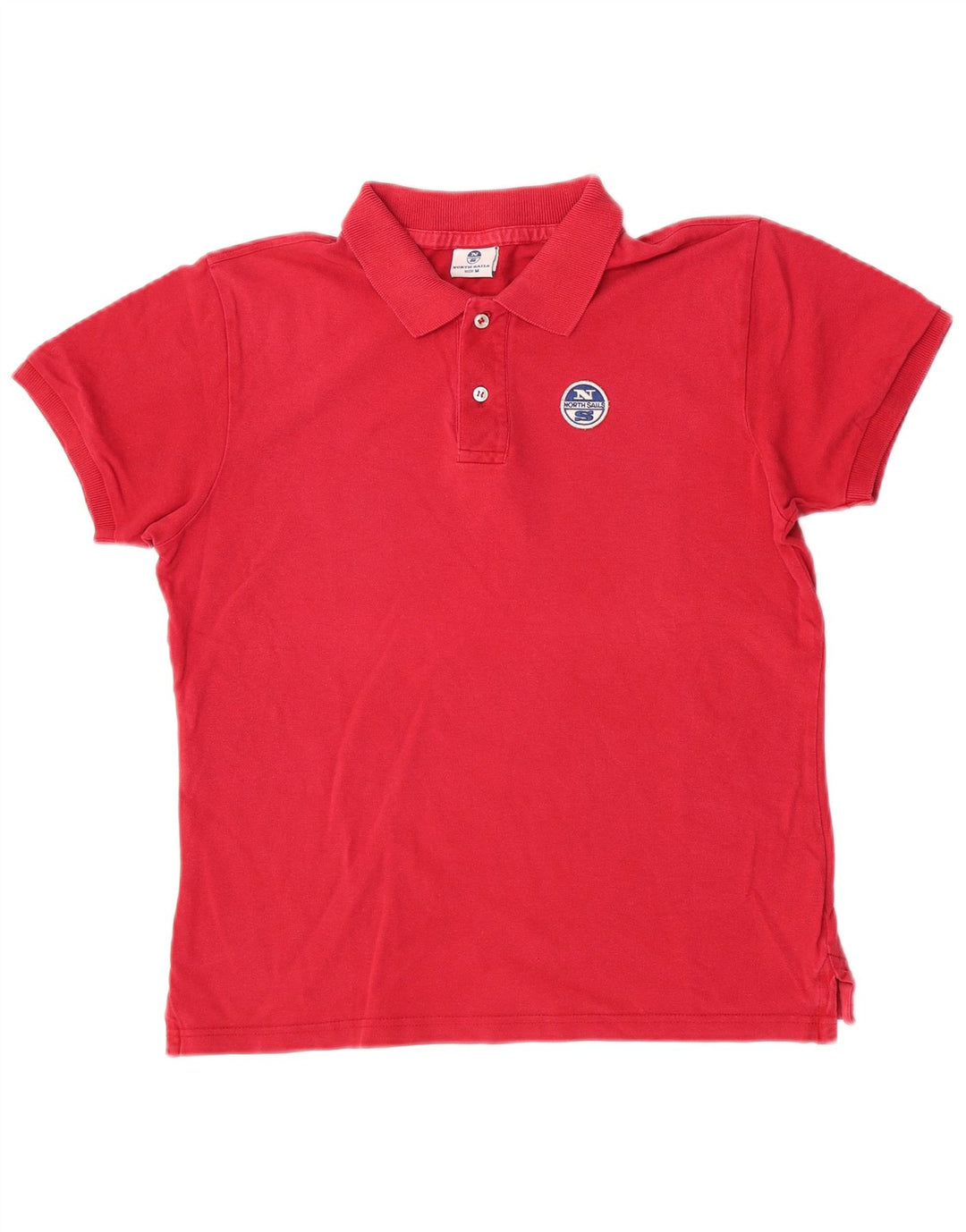 North Sails Herren-Poloshirt aus mittelroter Baumwolle
