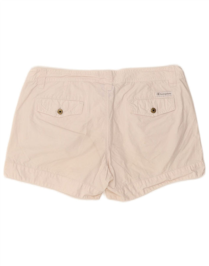 CHAMPION Damen-Freizeitshorts, Größe M, W30, cremefarbene Baumwolle
