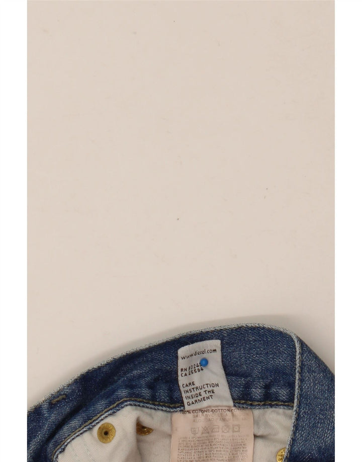 Diesel Herren Bootcut Jeans W36 L30 Blaue Baumwolle