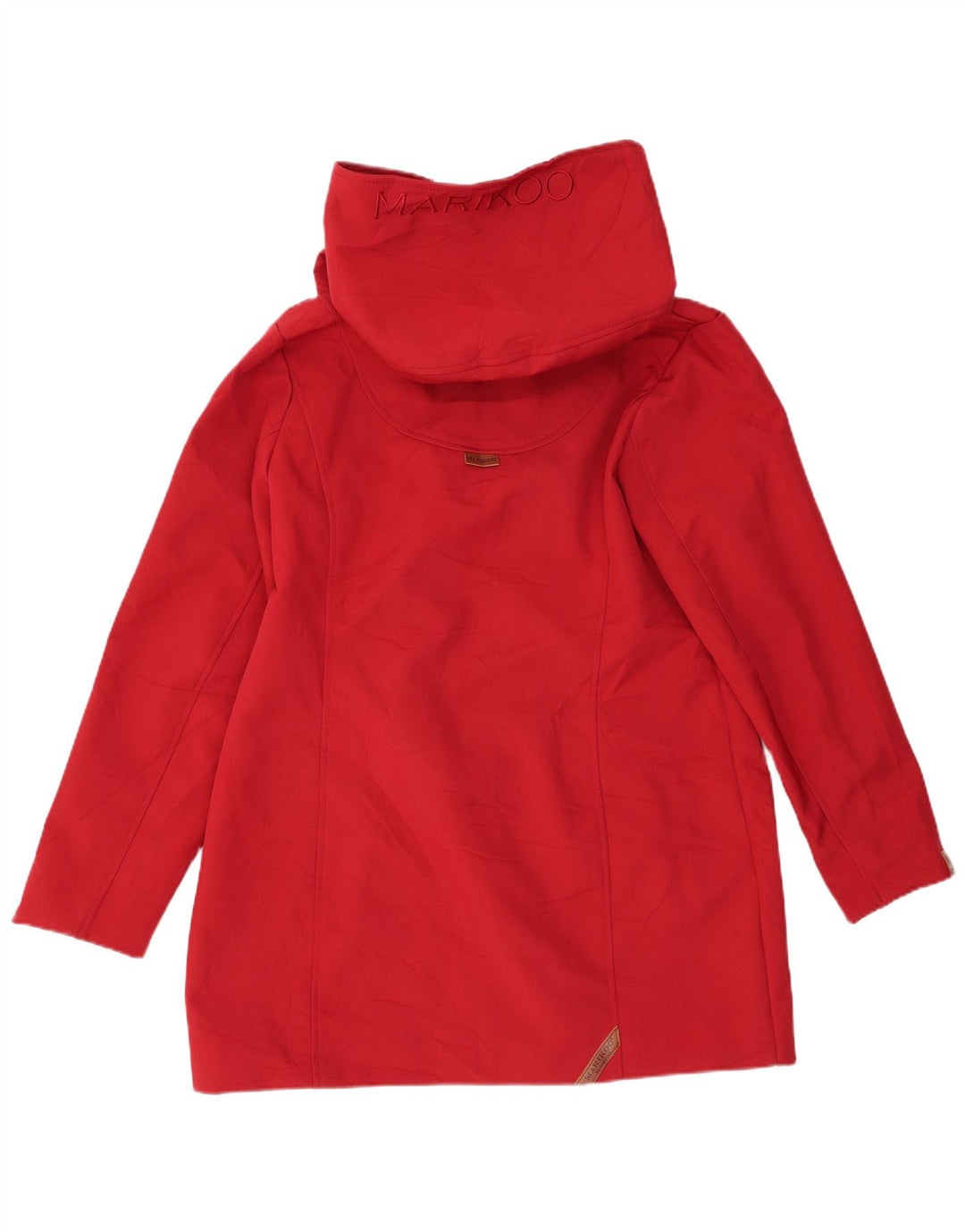 Marikoo Damen Kapuzenmantel UK 20 2XL Rot Polyester