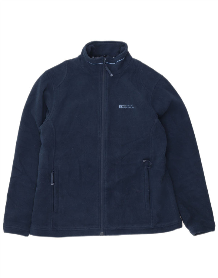 Mountain Warehouse Fleecejacke für Damen, UK 14, Größe L, Marineblau, Polyester