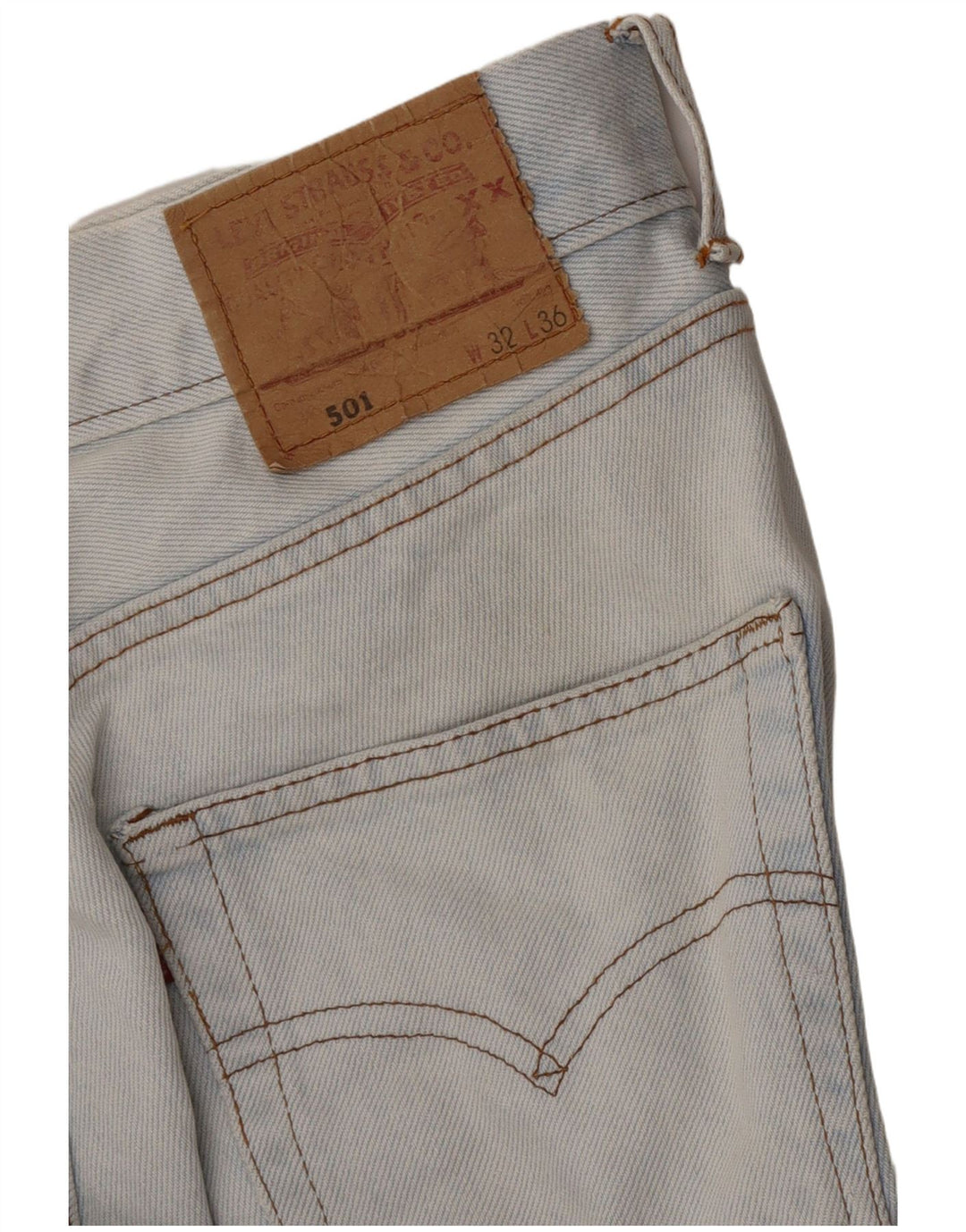 Levi's Herren 501 Straight Jeans W32 L30 Blau