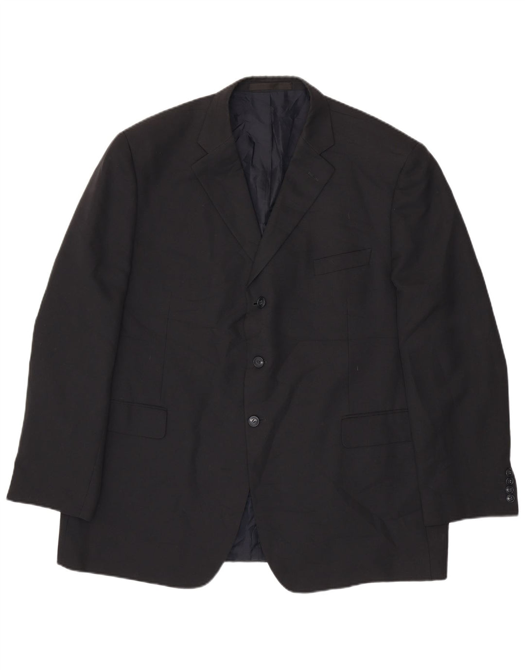 Marks & Spencer Herren-Blazer mit 3 Knöpfen, UK 48, 2XL, Marineblau, Polyester
