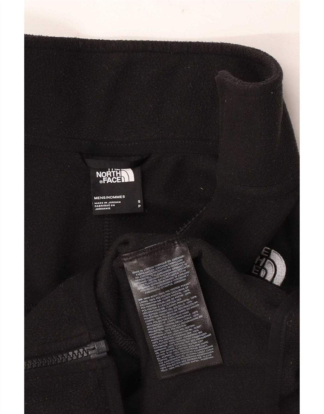 The North Face Herren Liner Fleecejacke UK 36 Small Schwarz Polyester