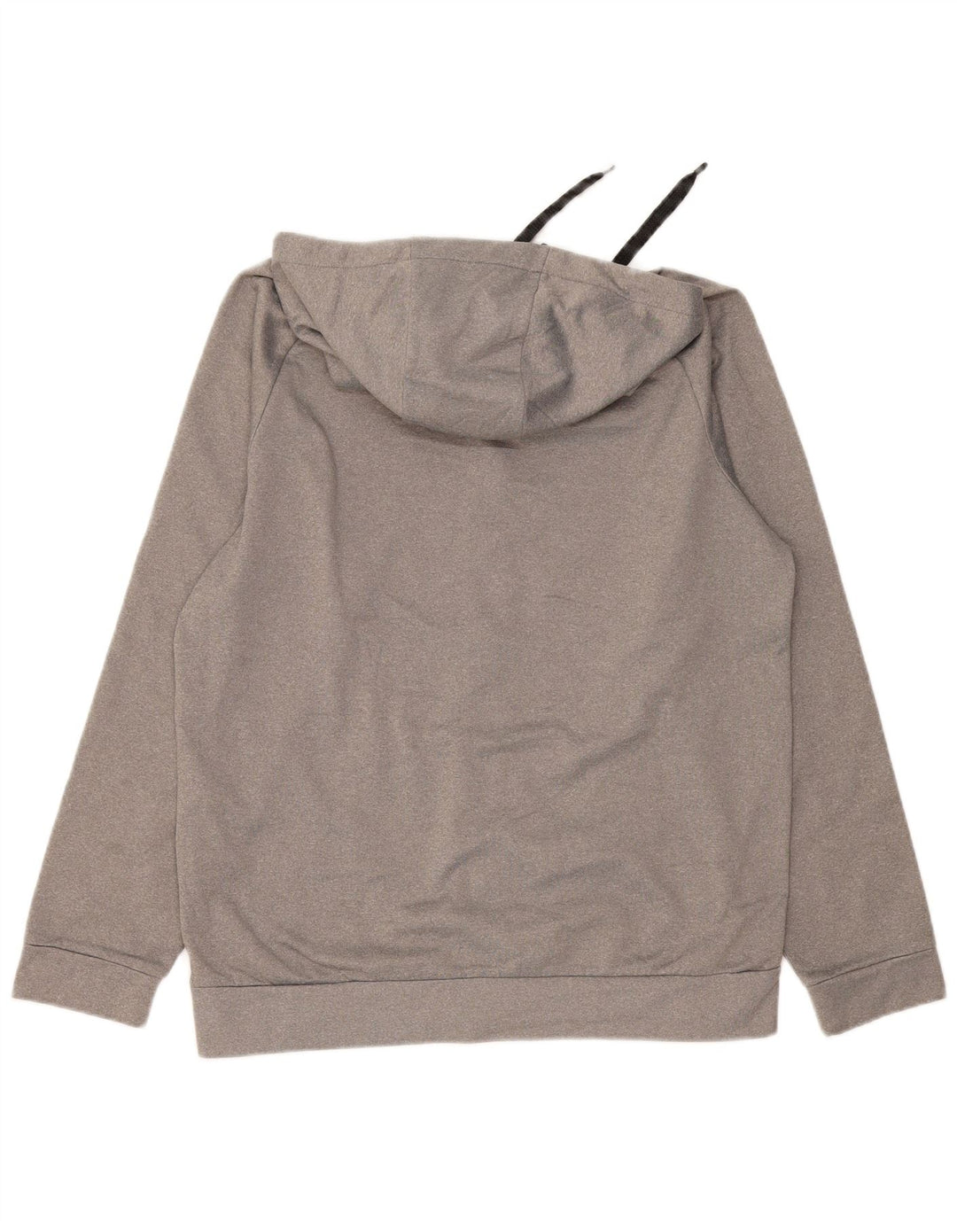 NIKE Herren Dri Fit Zip Hoodie Pullover Mittelgraues Polyester