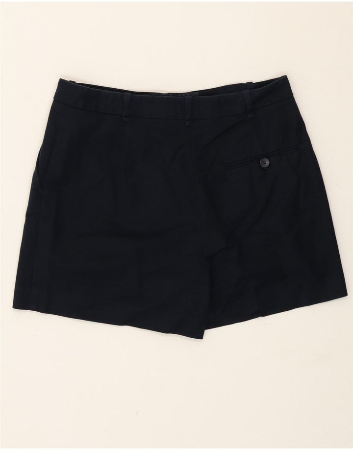 Zara Damen-Chinoshorts mit hoher Taille, mittelgroß, W28, Marineblau
