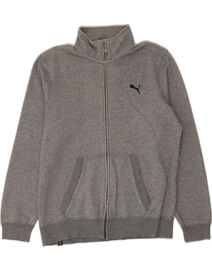 PUMA Mens Tracksuit Top Jacket Medium Grey Cotton Vintage Puma and Second-Hand Puma from Messina Hembry 