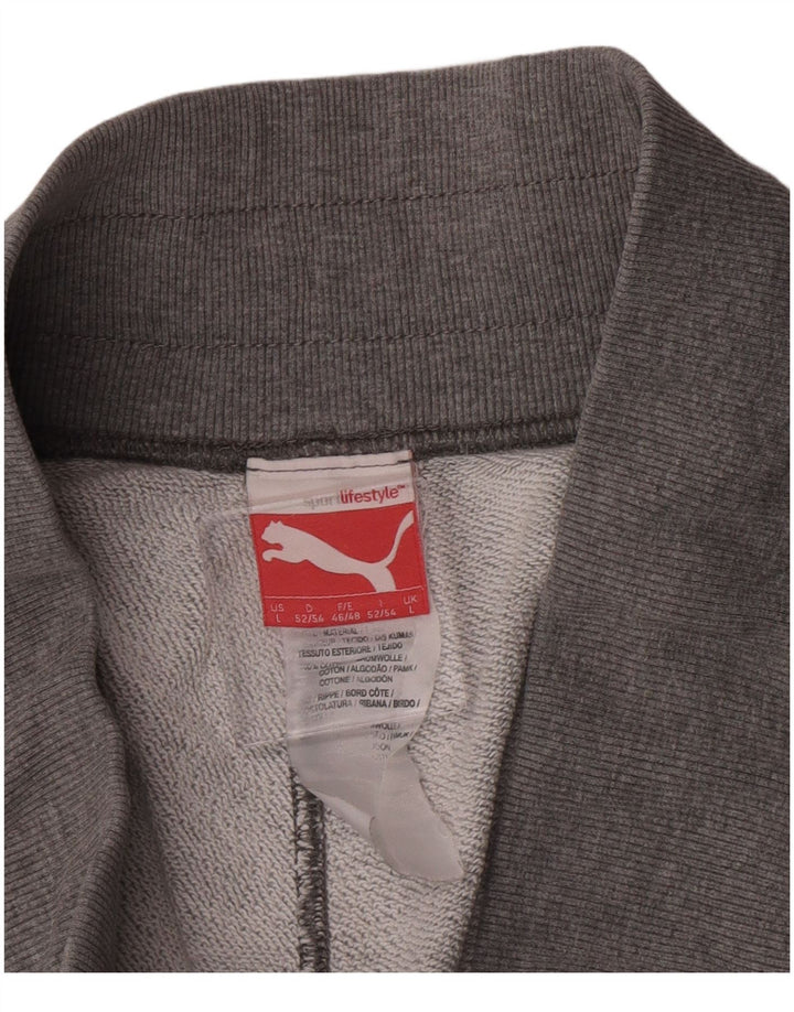 Puma Herren Graphic Sport Shorts Große graue Baumwolle