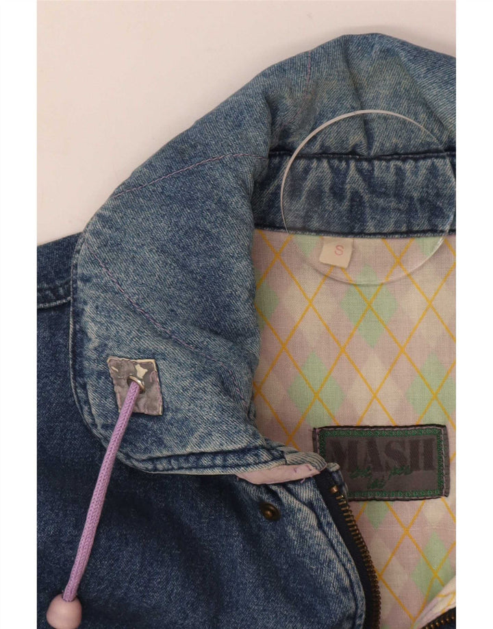 Übergroße Damen-Jeansjacke von Mash, Gr. 10, klein, blau, Polyester