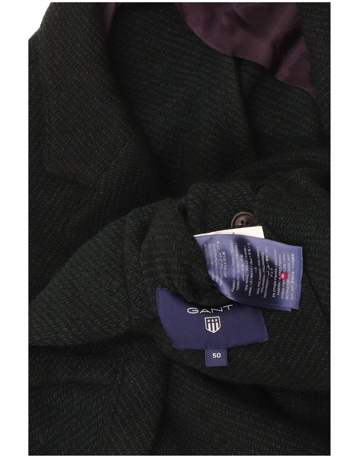 Gant Herren-Blazer mit 2 Knöpfen, IT 50, große grüne Wolle