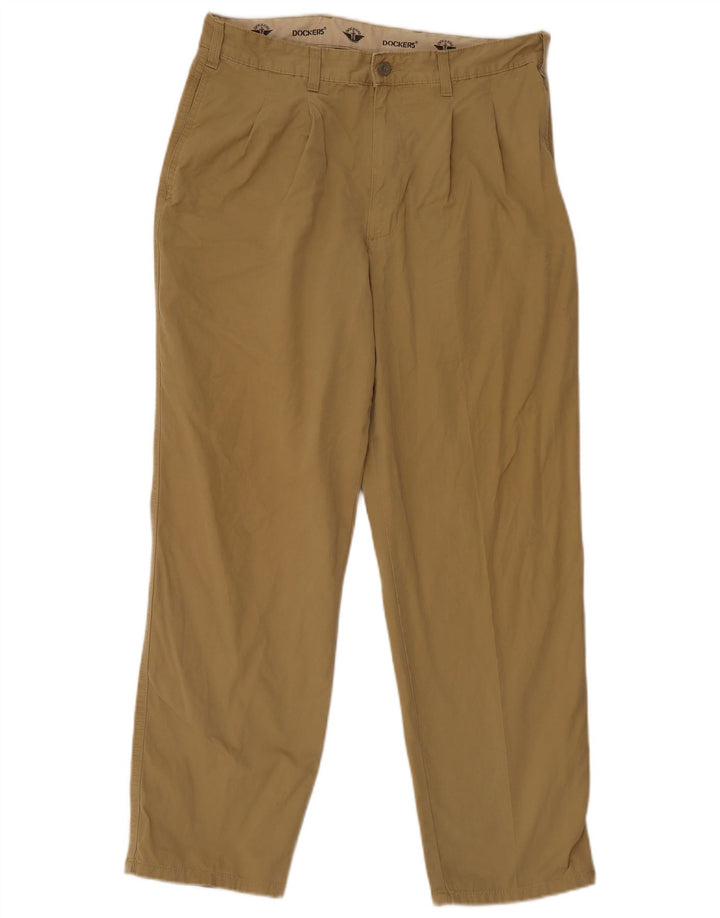 Dockers Herren Pegged Chino Hose W34 L30 Khaki