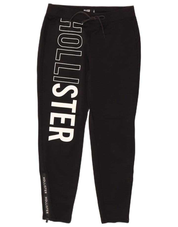Hollister Herren-Trainingshose mit Grafik, Größe S, Schwarz, Polyester