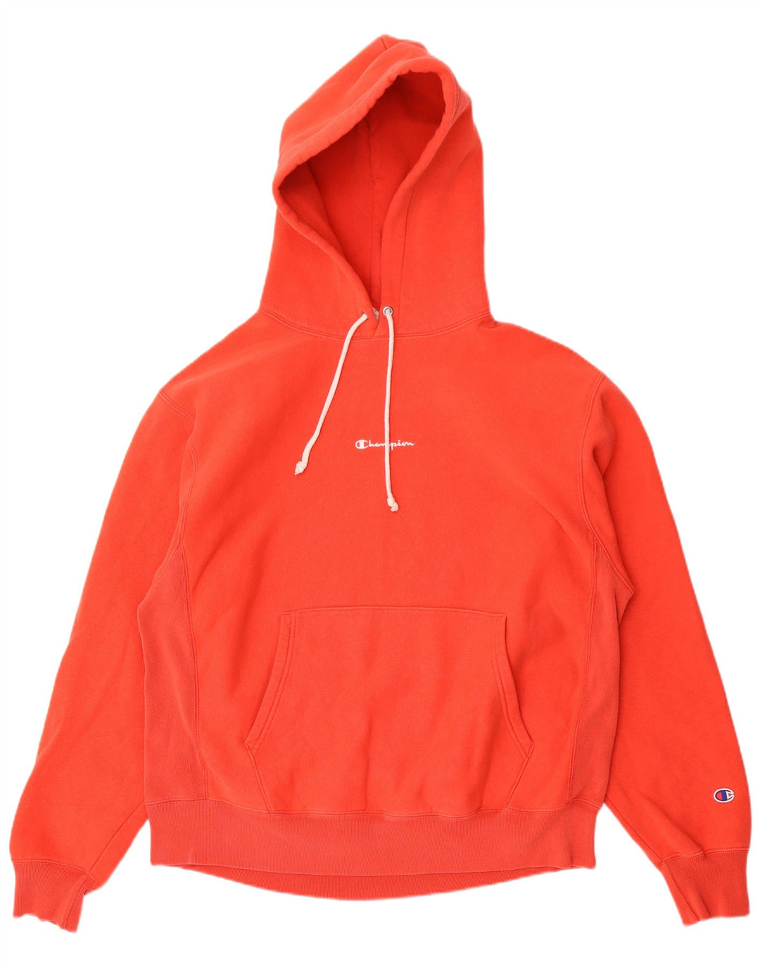 Champion Herren-Kapuzenpullover, groß, orange, Baumwolle