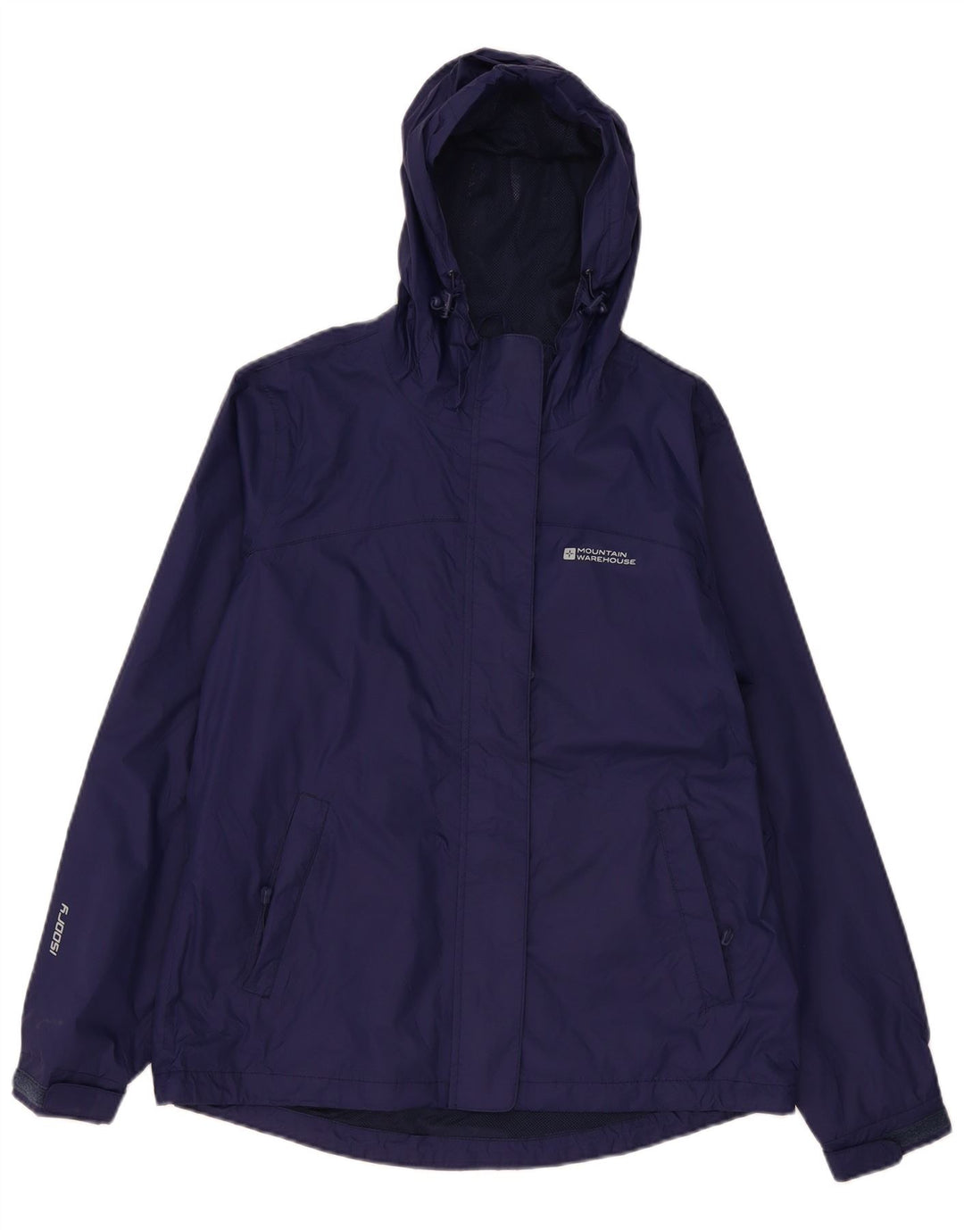 Mountain Warehouse Damen-Regenjacke mit Kapuze, UK 12, Mittel, Marineblau