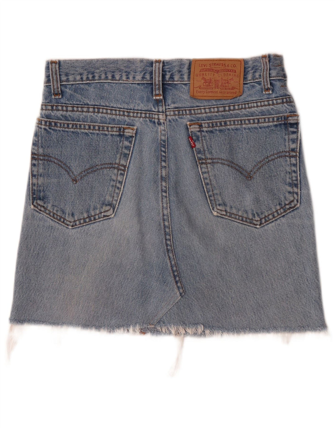 Levi's Damen Jeansrock W31 Mittelblau