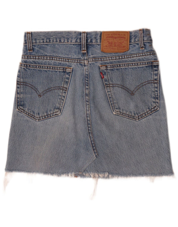 Levi's Damen Jeansrock W31 Mittelblau
