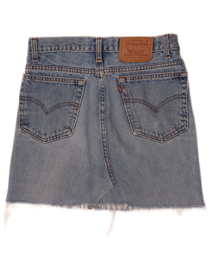 Levi's Damen Jeansrock W31 Mittelblau