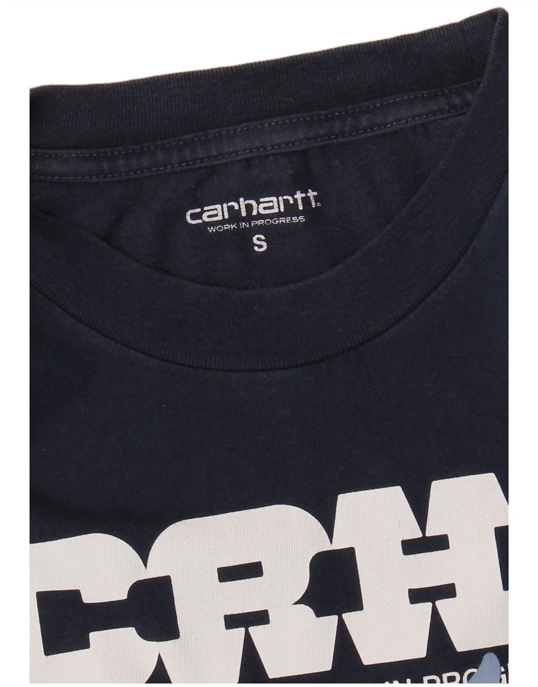 Carhartt Herren Ducks Graphic T-Shirt Top Small Marineblau