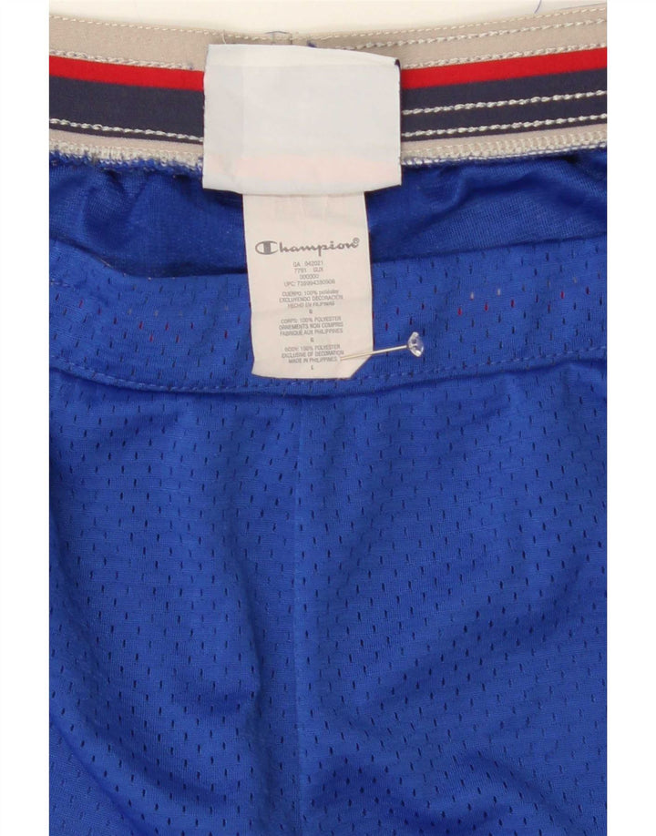 Champion Herren-Sportshorts, groß, blau, Polyester