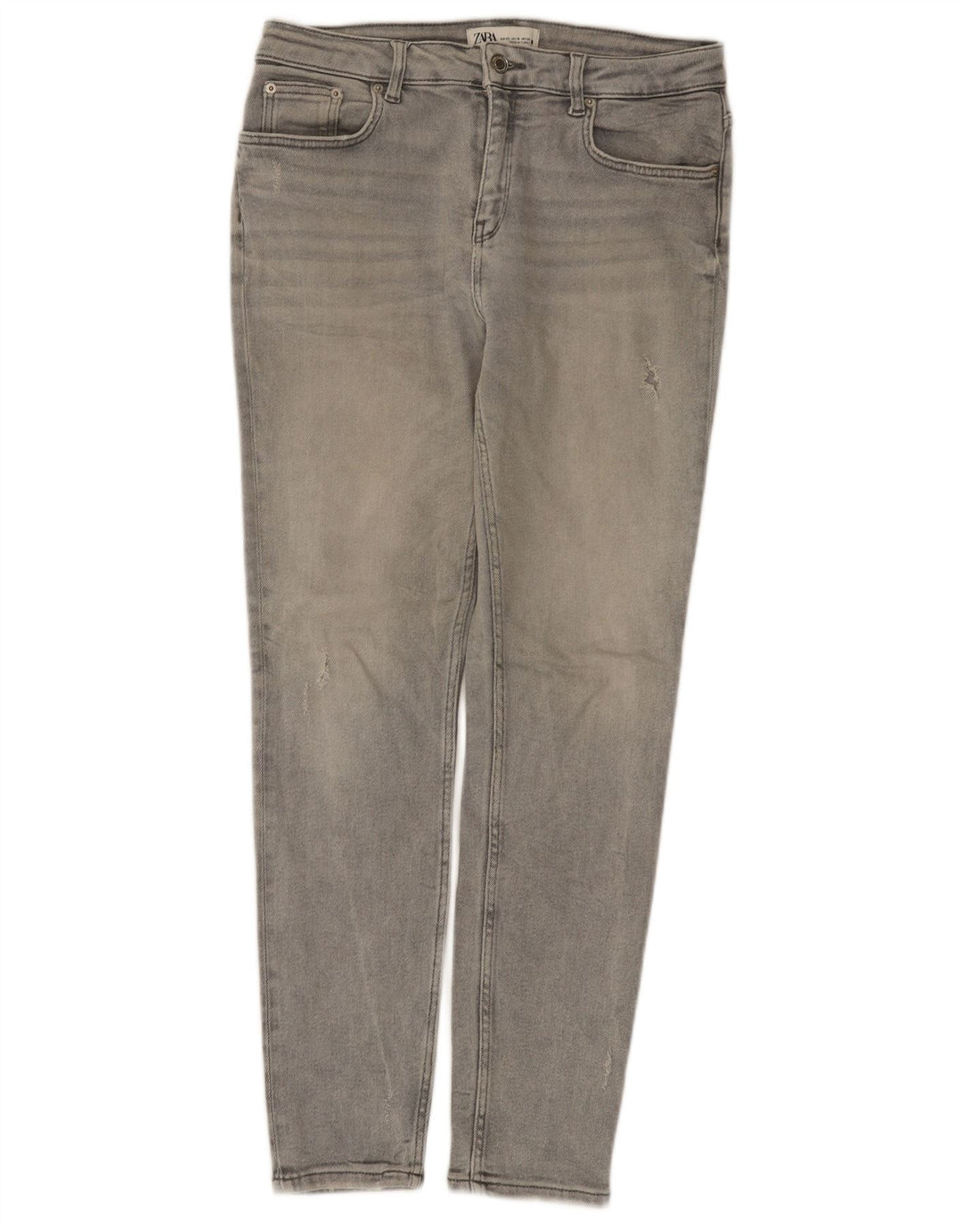 Zara Damen Skinny Jeans EU 42 Large W32 L28 Grau