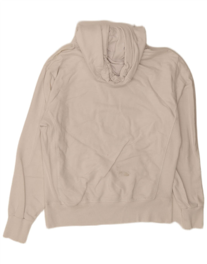 Superdry Herren-Kapuzenpullover mit Grafik, Größe S, weiße Baumwolle