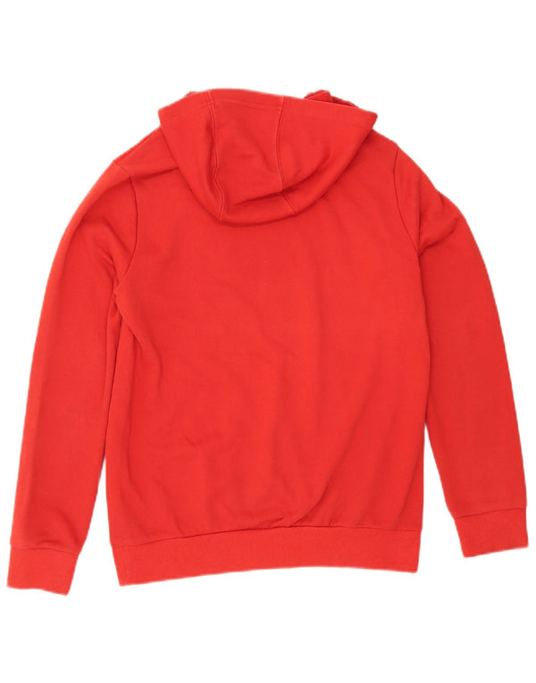 Adidas Jungen Graphic Hoodie Pullover 13–14 Jahre, rote Baumwolle