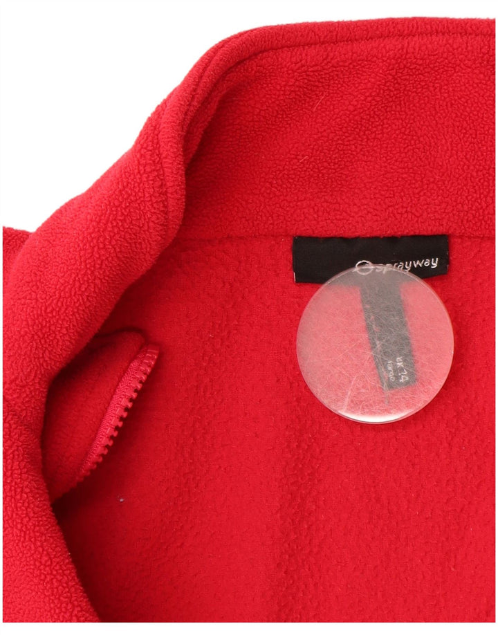SPRAYWAY Damen Fleecejacke UK 14 Large Rot Polyester