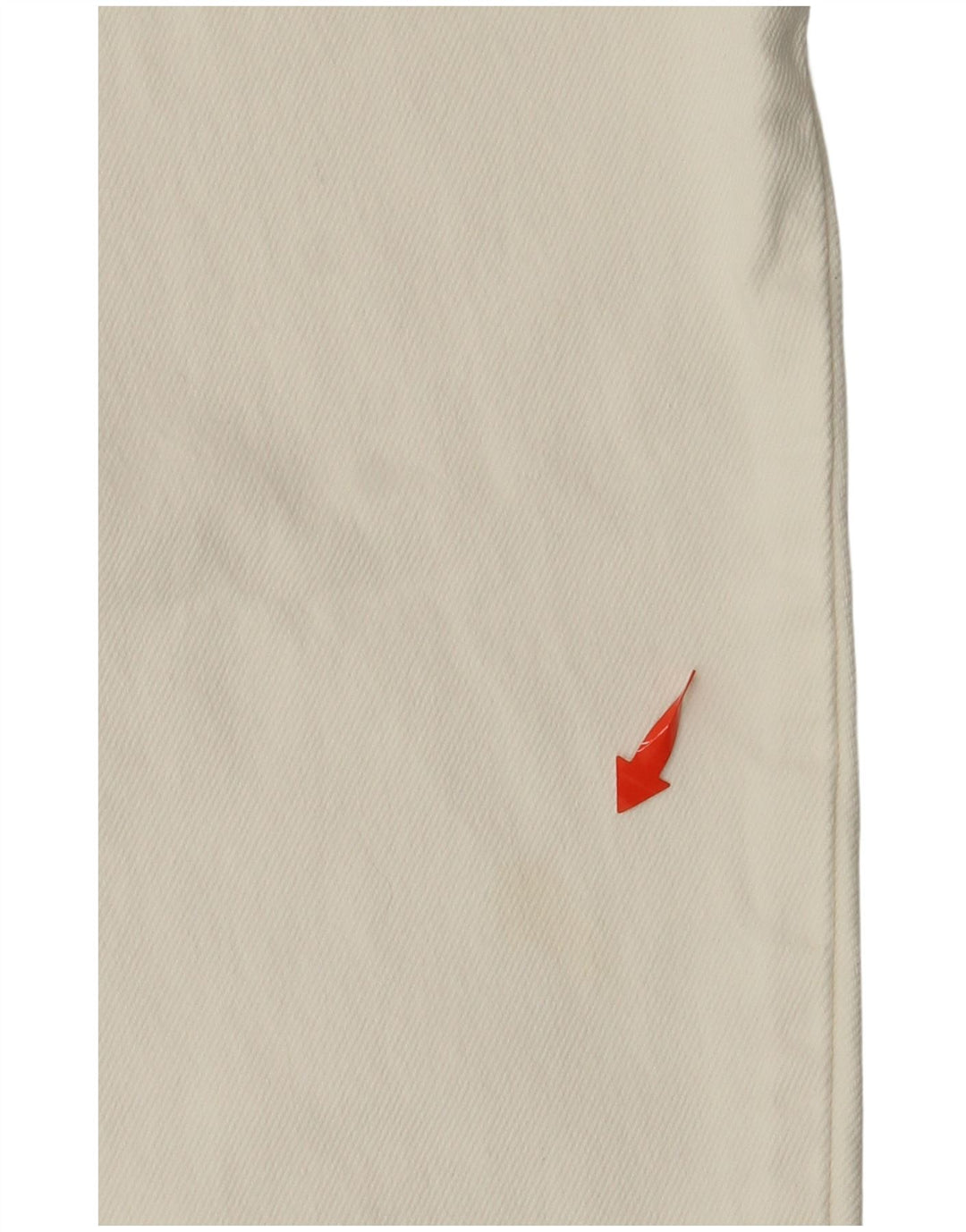 STEFANEL Damen-Jeans mit hoher Taille, IT 44, mittelgroß, W24, L27, gebrochene weiße Baumwolle