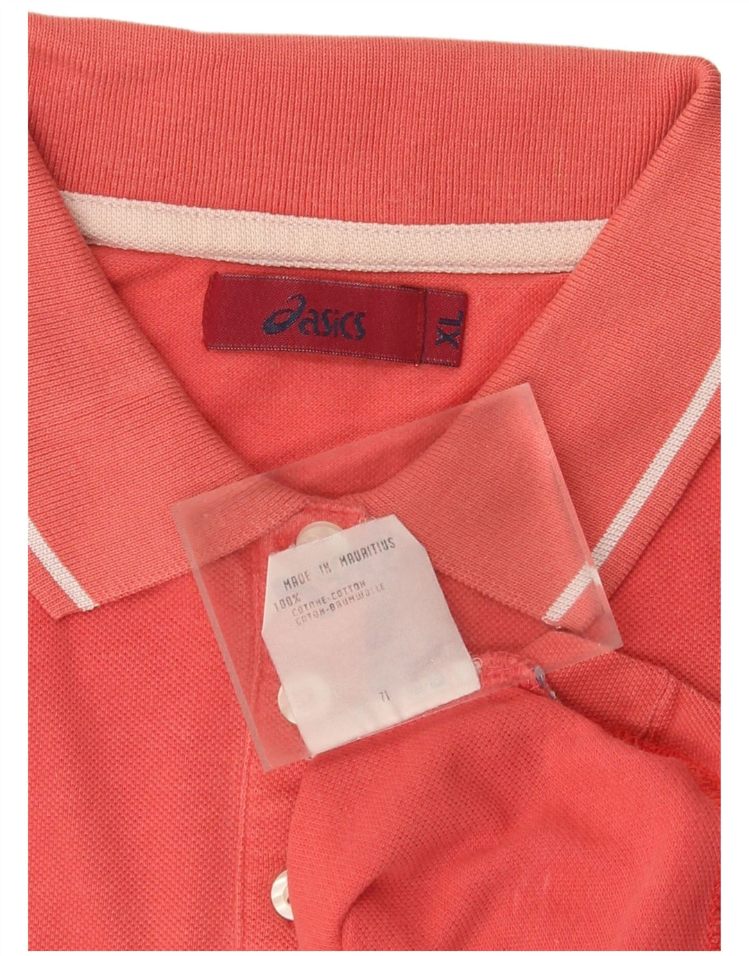 Asics Damen Poloshirt UK 18 XL Rosa Baumwolle