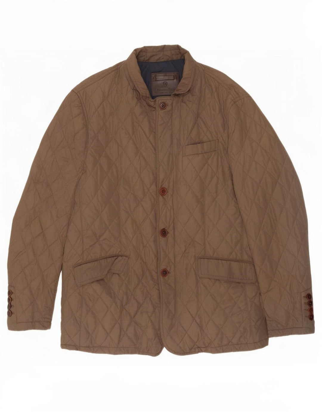 Massimo Dutti Herren Steppjacke UK 42 XL Braun Polyester