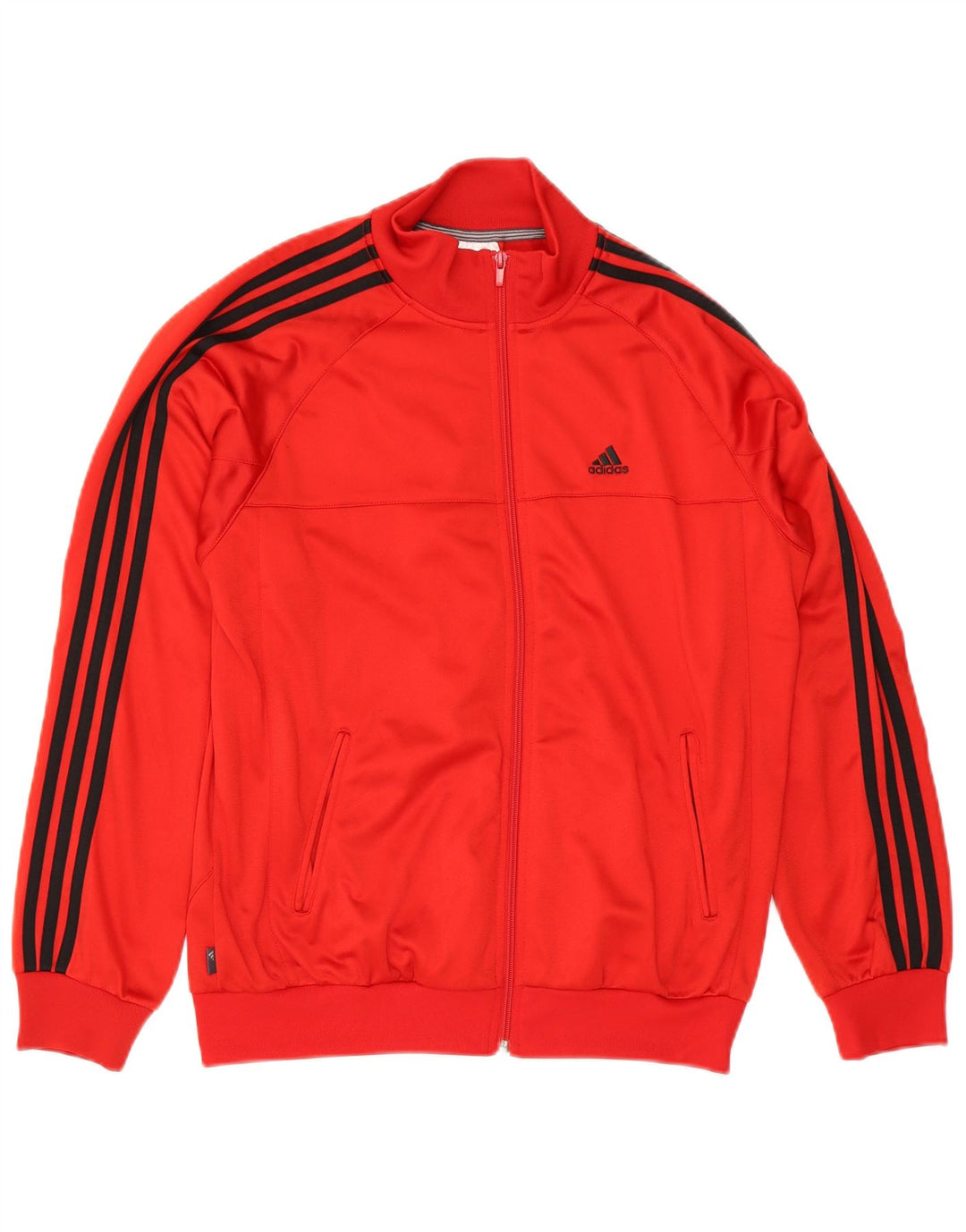 Adidas Jungen Trainingsanzug Top Jacke 15-16 Jahre Rot Polyester