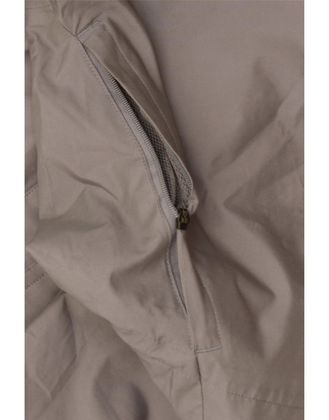 ADIDAS Mens Rain Jacket UK 44/46 Large Grey Polyester