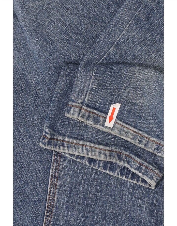 Onyx Damen Slim Jeans W30 L32 Blaue Baumwolle