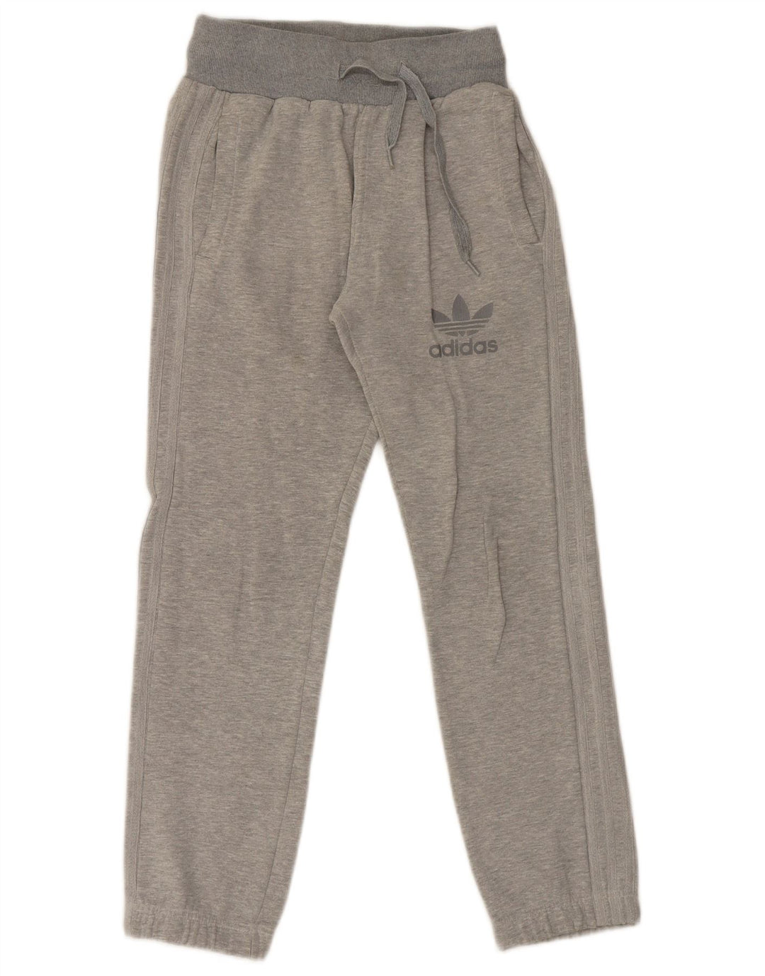Adidas Herren Trainingshose Jogger mittelgraue Colourblock-Baumwolle