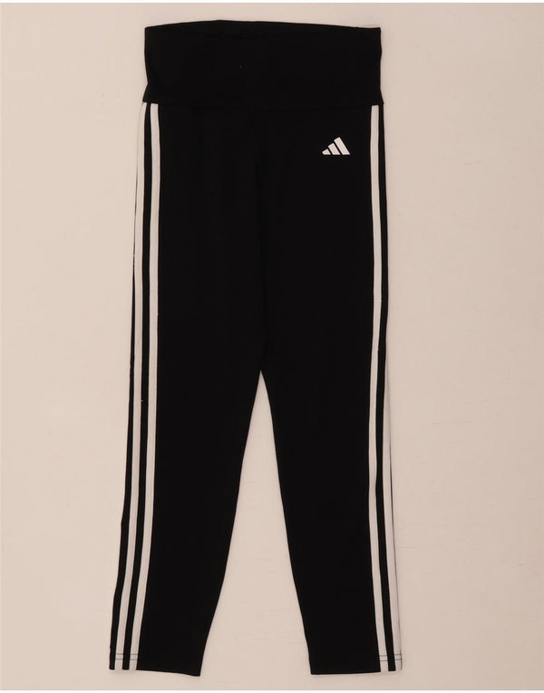 Adidas Aeroready-Leggings für Mädchen, 11–12 Jahre, schwarzes Polyester
